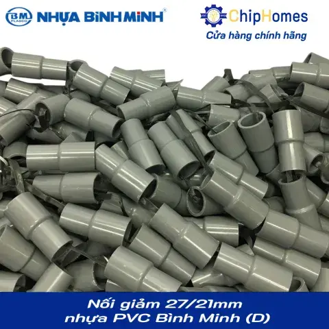Nối giảm 27x21mm nhựa PVC Bình Minh - Loại Dày