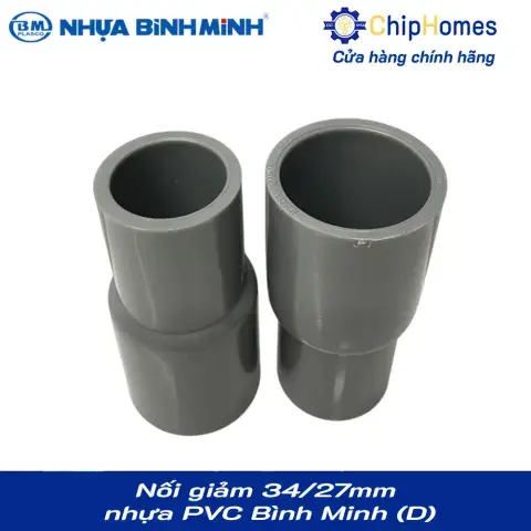 Nối giảm, chậu giảm 34x27 mm nhựa PVC Bình Minh 