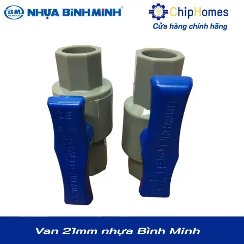 Van 21 nhựa PVC Bình Minh - DN 21mm, PN 12 bar
