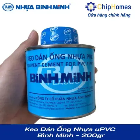 Keo Dán Ống Nhựa uPVC  Bình Minh - 200gr