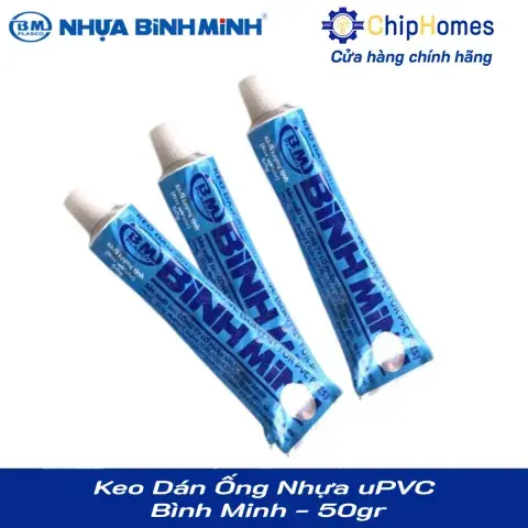Keo Dán Ống Nhựa uPVC Bình Minh - 50gr