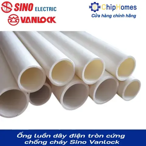 Ống luồn dây điện tròn cứng  chống cháy Sino Vanlock