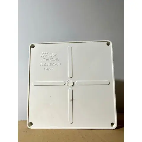 Hộp box nối dây chống cháy 185x185x80 E265/43 Sino