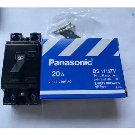 CB Cóc 2P 1.5kA Panasonic (Đủ size 10A–40A)