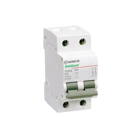 Aptomat 2 cực MCB 2P 4.5kA (6A - 63A) PS45N/C20 SINO