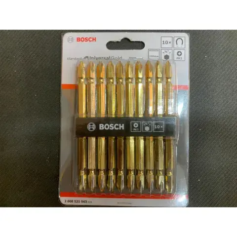 Bộ mũi vặn vít PH2x110mm Bosch 2608521043 (10 cây)