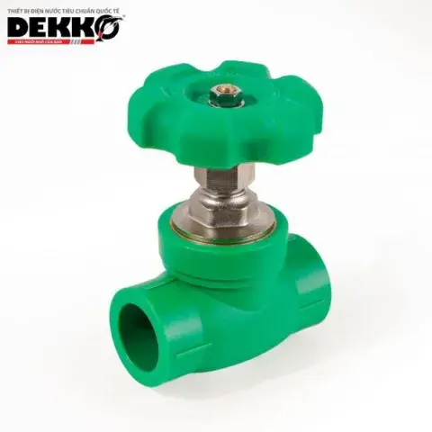 Van Cửa Đồng Tay Nhựa PPR Dekko