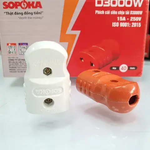 Phích cắm cái siêu chịu tải Sopoka D3000W công suất 3000W