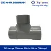 Tê cong 114 nhựa PVC Bình Minh - Loại Mỏng, DN 114mm, PN 6 bar