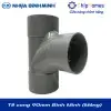 Tê cong 90 nhựa PVC Bình Minh - Loại Mỏng, DN 90mm, PN 6 bar