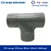 Tê cong 90 nhựa PVC Bình Minh - Loại Mỏng, DN 90mm, PN 6 bar