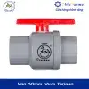 Van 60 nhựa PVC Taijaan - DN 60mm, tay đỏ