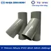 Y 114 nhựa PVC Bình Minh - Loại Mỏng, DN 114mm, PN 3 bar