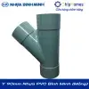 Y 90 nhựa PVC Bình Minh - Loại Mỏng, DN 90mm, PN 4 bar