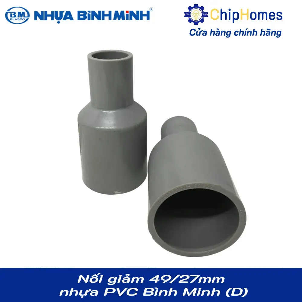 Nối giảm, chậu giảm 49x27mm nhựa PVC Bình Minh