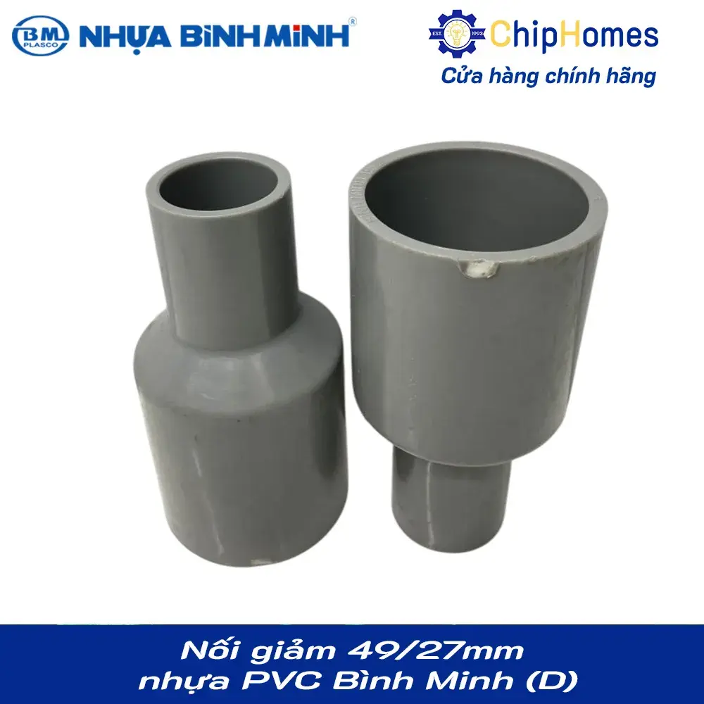 Nối giảm, chậu giảm 49x27mm nhựa PVC Bình Minh