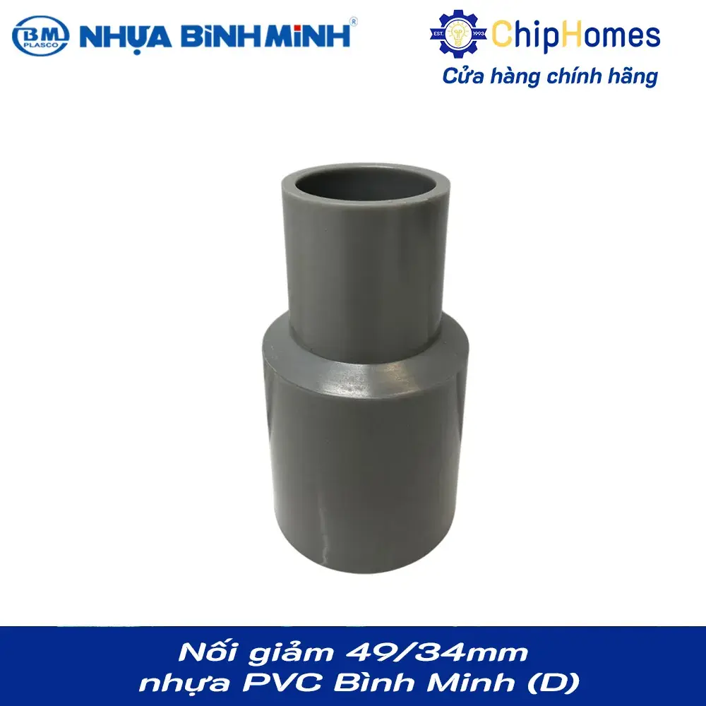 Nối giảm, chậu giảm 49x34mm nhựa PVC Bình Minh
