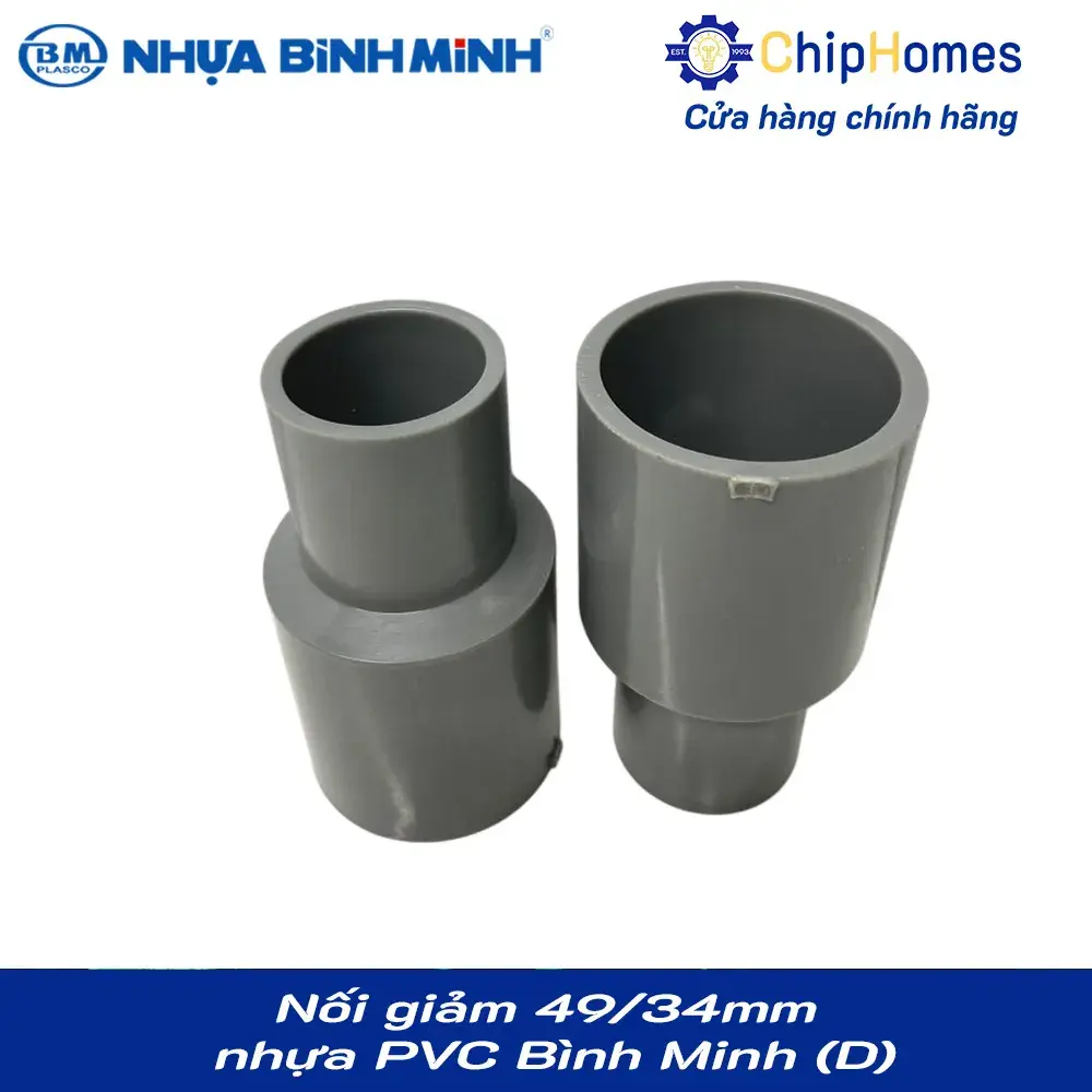 Nối giảm, chậu giảm 49x34mm nhựa PVC Bình Minh