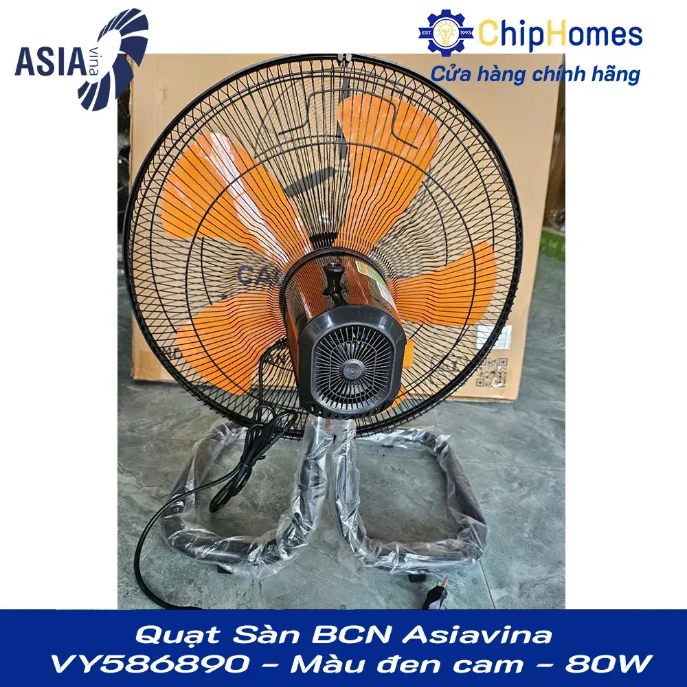 Quạt Sàn BCN Asiavina VY586890 - Màu đen cam - 80W