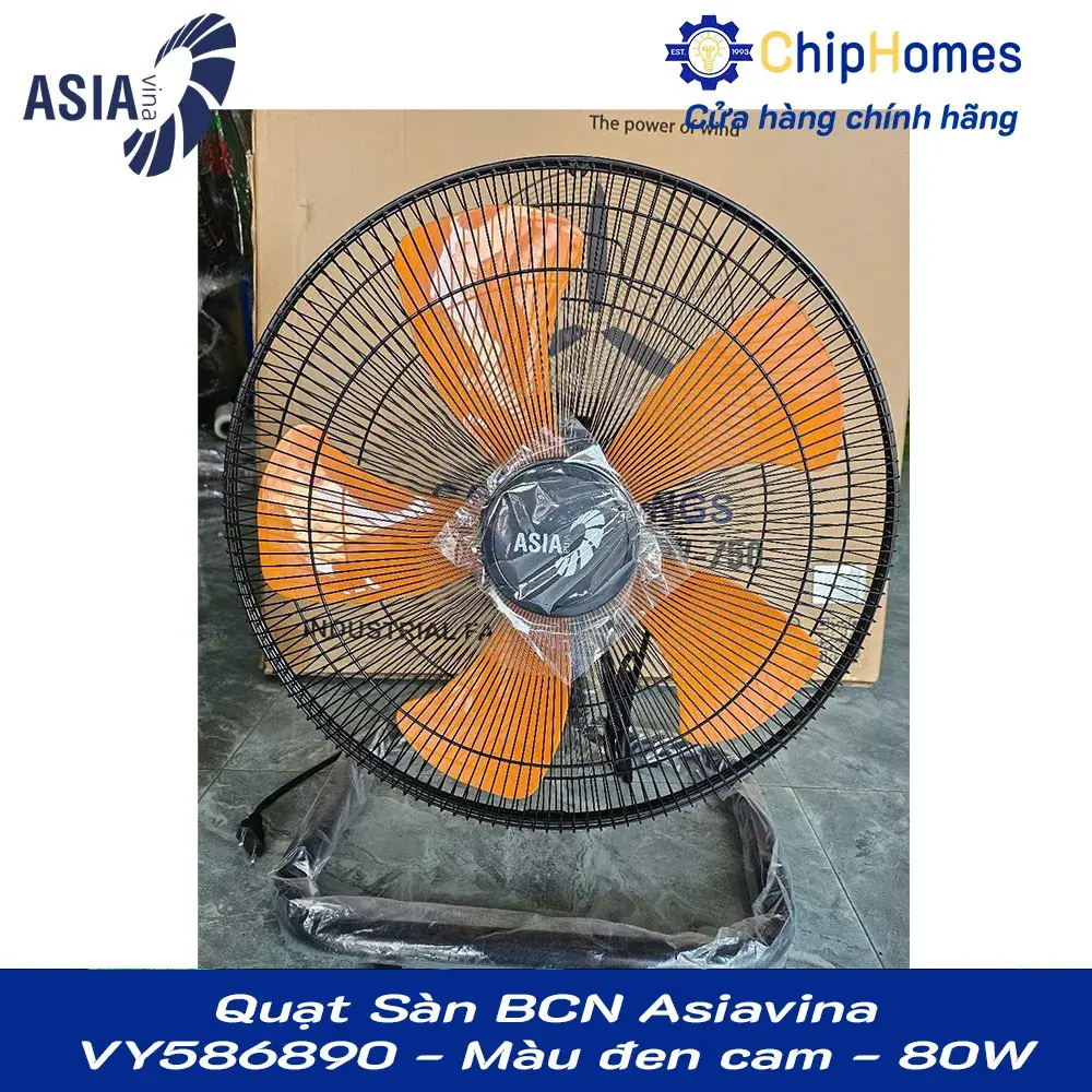 Quạt Sàn BCN Asiavina VY586890 - Màu đen cam - 80W