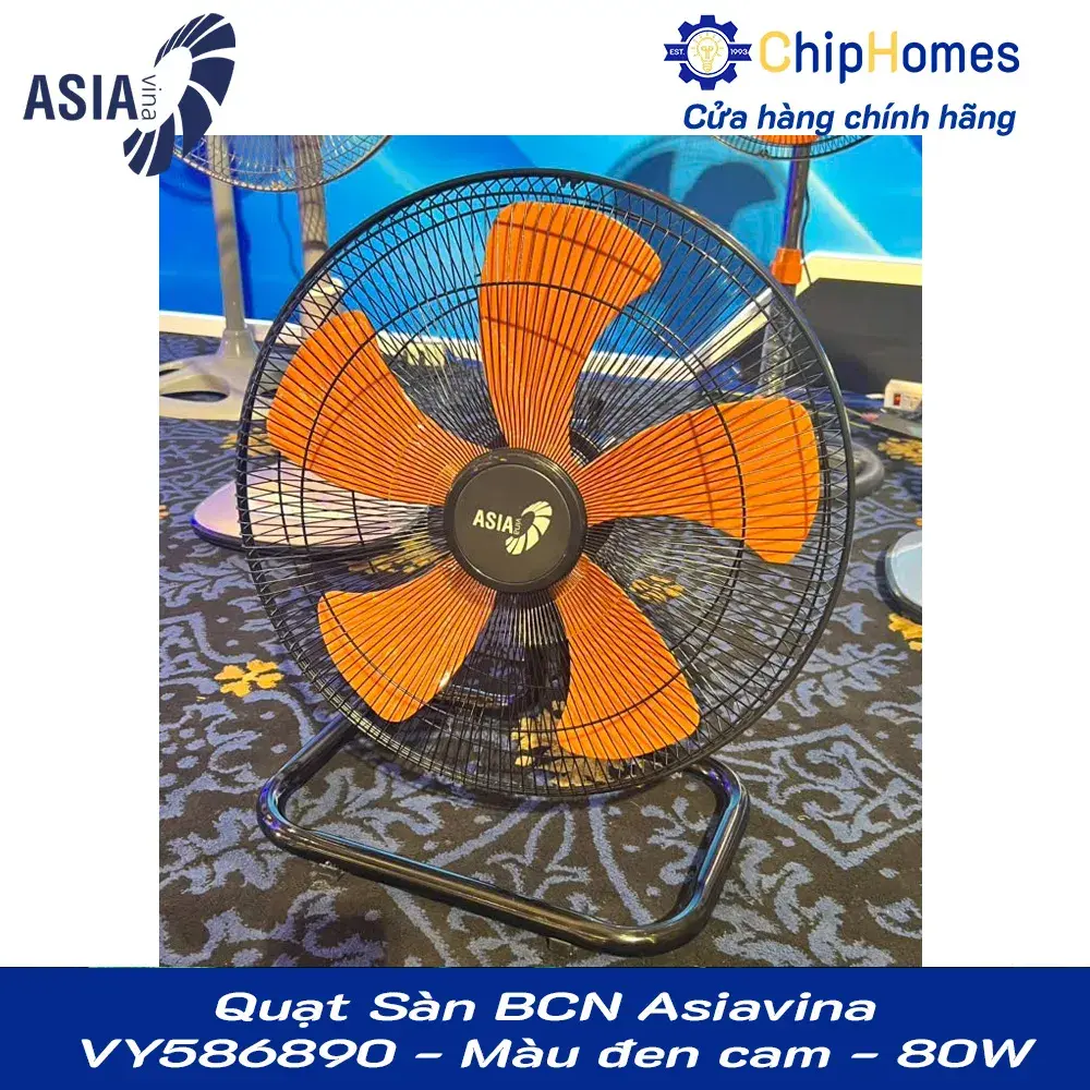 Quạt Sàn BCN Asiavina VY586890 - Màu đen cam - 80W