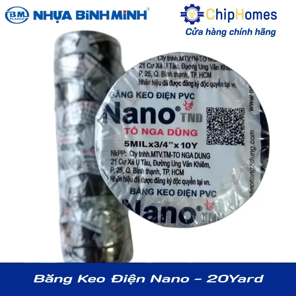 Băng Keo Điện Nano - 20Yard