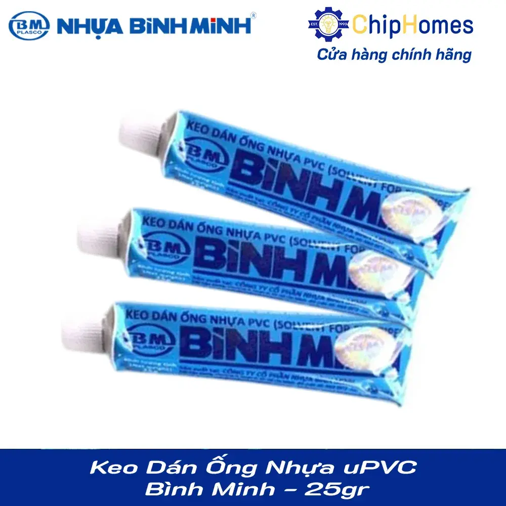 Keo Dán Ống Nhựa uPVC Bình Minh - 25gr