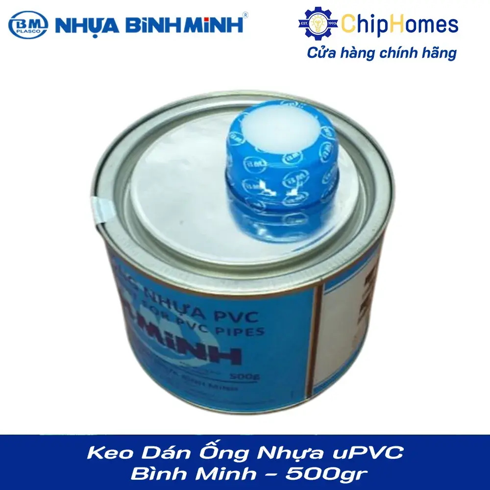 Keo Dán Ống Nhựa uPVC Bình Minh - 500gr - Ảnh 
