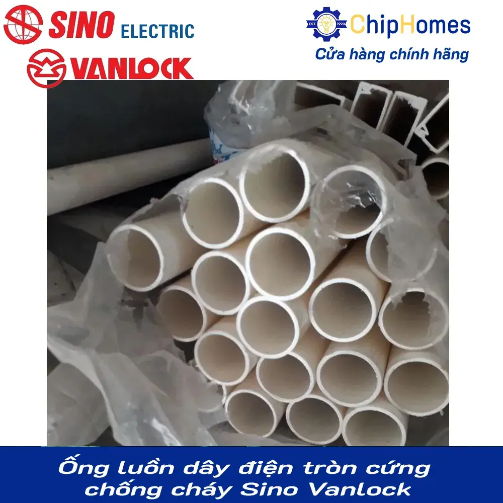 Ống luồn dây điện tròn cứng  chống cháy Sino Vanlock