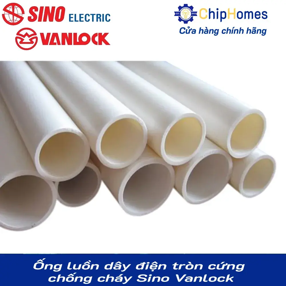 Ống luồn dây điện tròn cứng  chống cháy Sino Vanlock