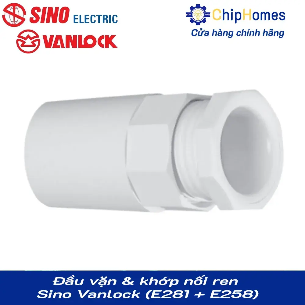 Đầu vặn & khớp nối ren Sino Vanlock (E281 + E258)
