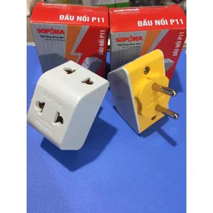 Phích Cắm Chia 3 SOPOKA P11 (1 ra 3) Đa Năng, Công Suất 2200W