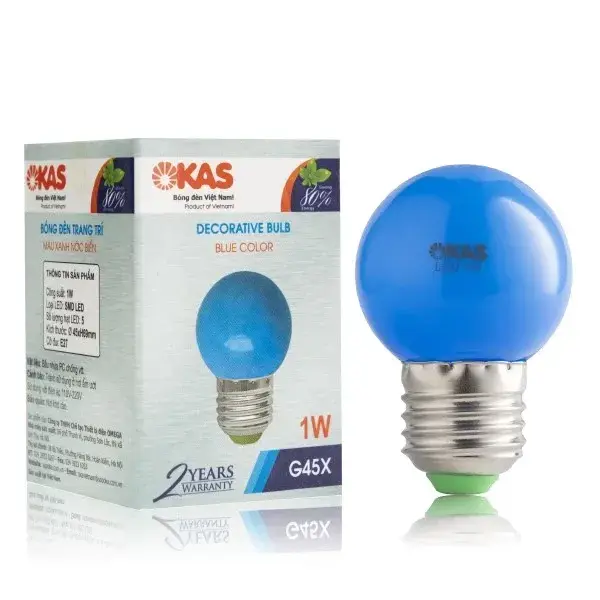 Bóng đèn LED tròn G45 SOPOKA 1W chính hãng