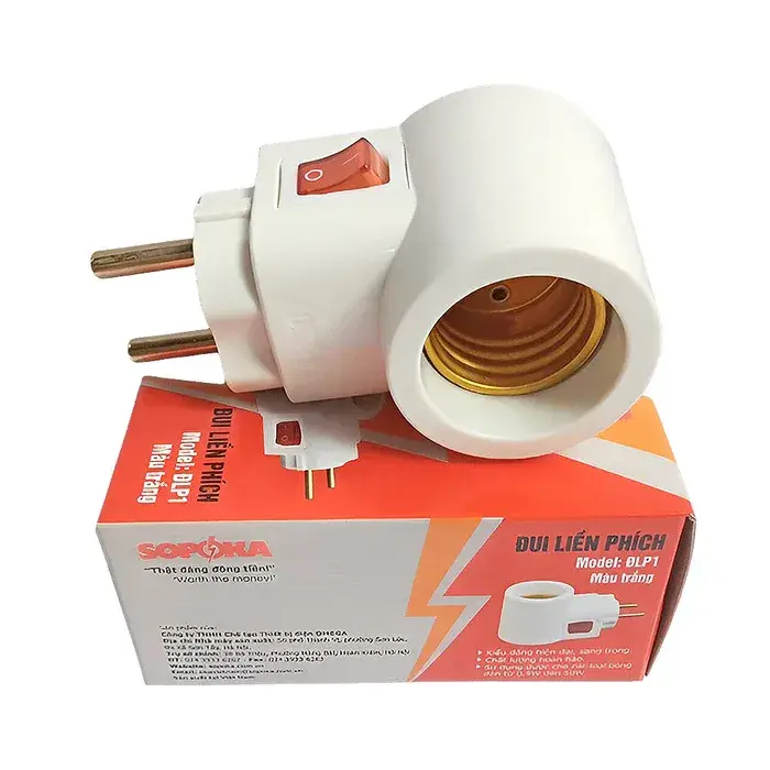 Đuôi Đèn Liền Phích SOPOKA ĐLP là sản phẩm tích hợp 3 chức năng