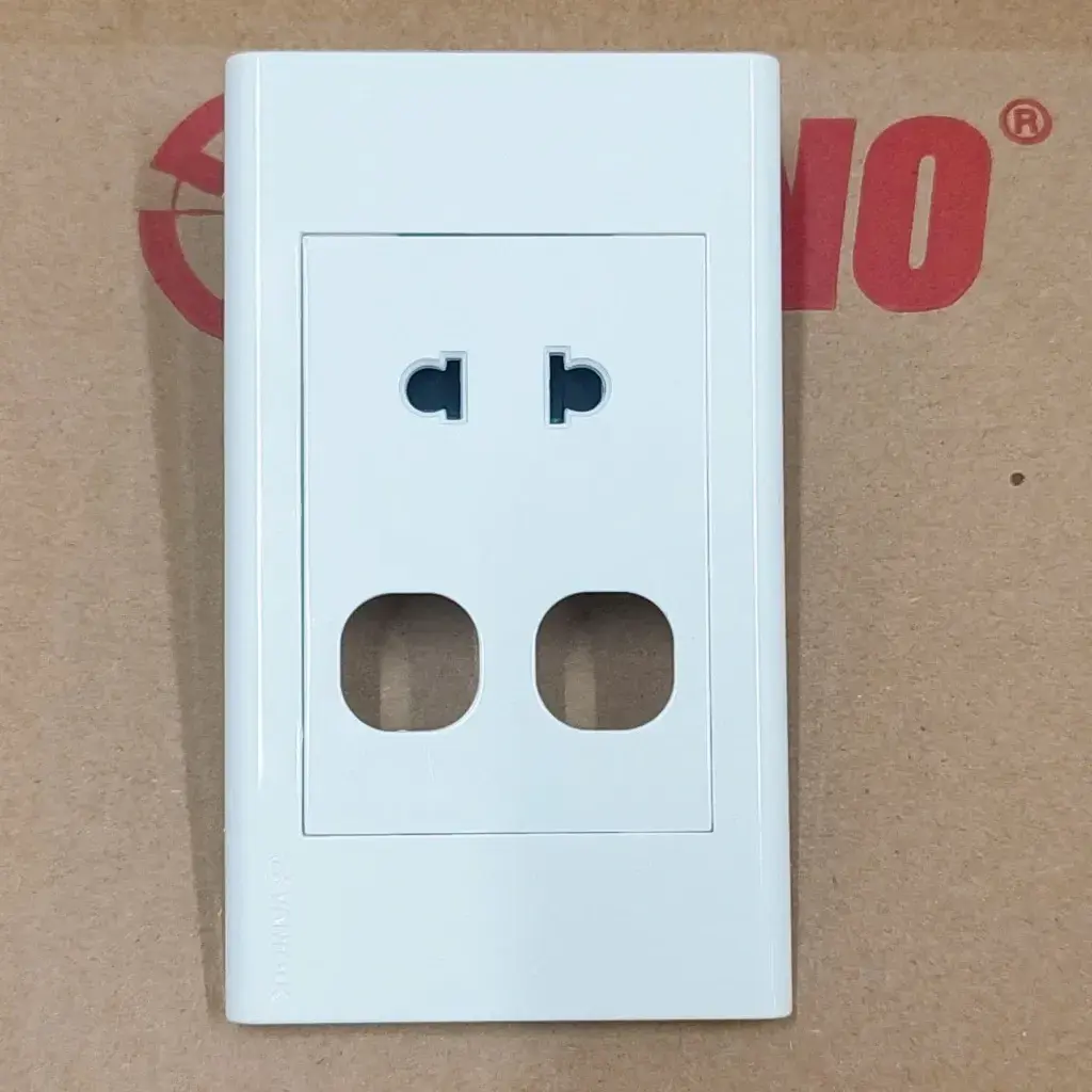 Mặt 2 Lỗ + 1 Ổ 2 Chấu Sino Vanlock - S18UXX