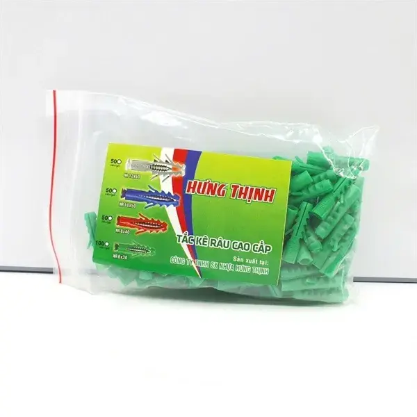 Tắc kê râu xanh cao cấp Hưng Thịnh 6x30mm