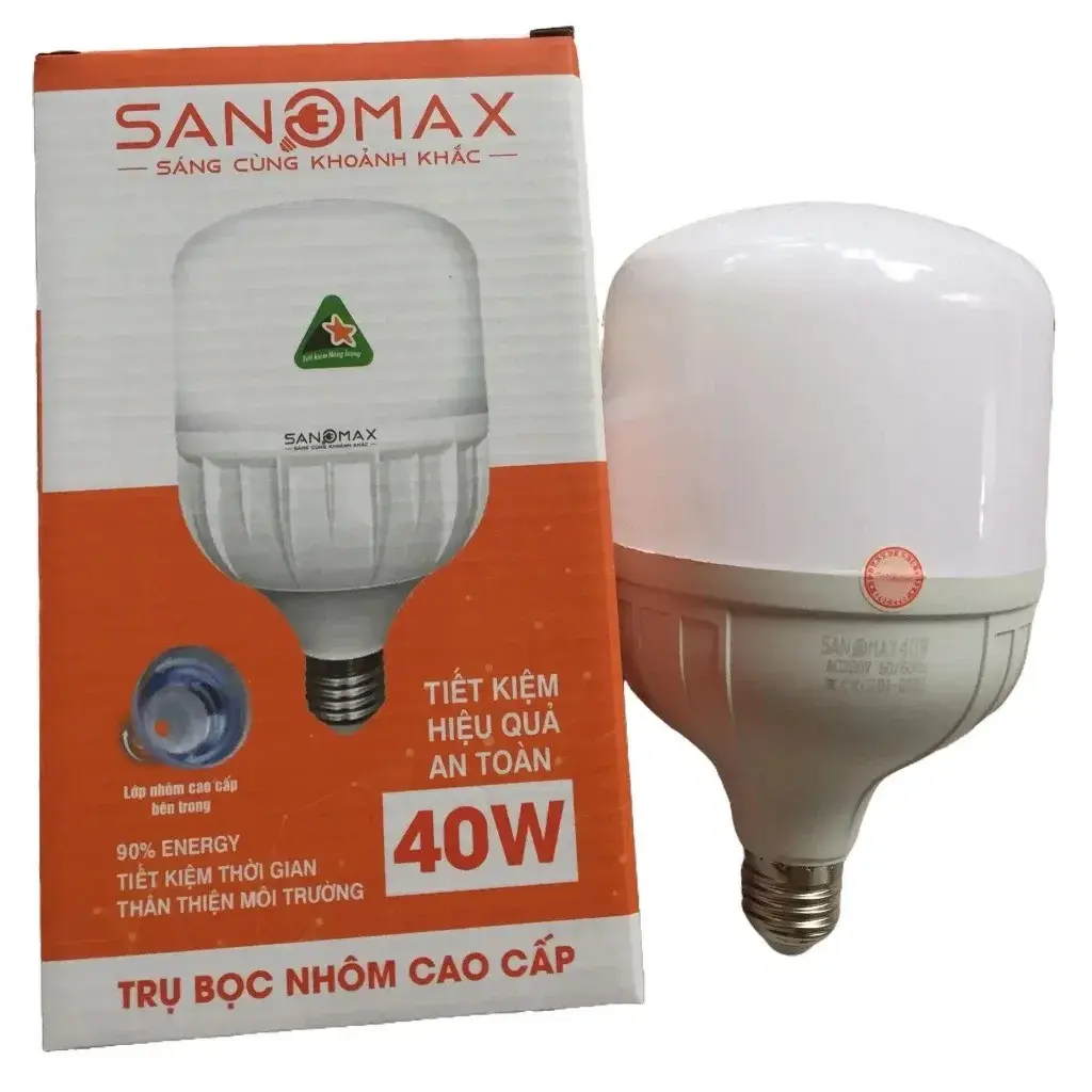 Bóng Đèn LED Trụ Kín Nước SANOMAX -40W