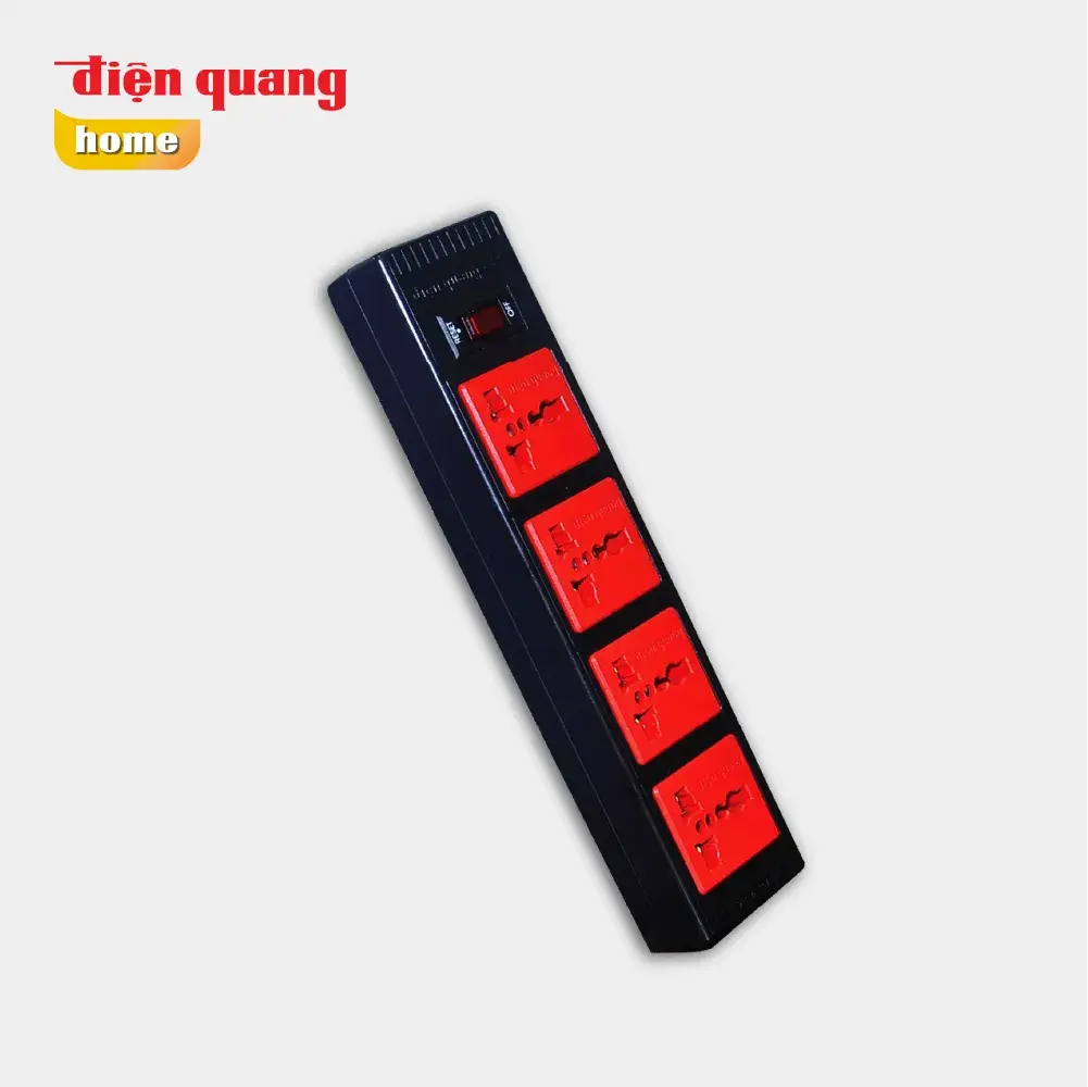 Ổ Cắm Điện Quang ECO ĐQ ESK 43ECO (4 Lỗ 3 Chấu)