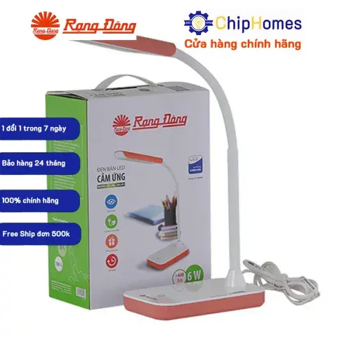 Đèn LED Bàn Học Cảm Ứng Chống Cận Thị Rạng Đông 6W RD-RL-20V2 