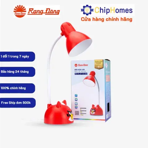 Đèn LED Bàn Học Chống Cận Rạng Đông RD-RL-27.V2 5W - Màu đỏ