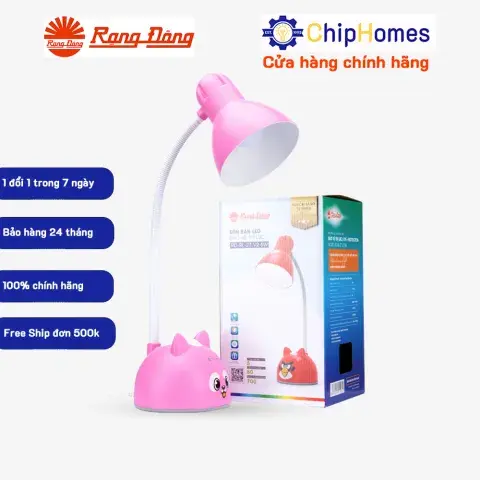 Đèn LED Bàn Học Chống Cận Rạng Đông RD-RL-27.V2 5W - màu hồng