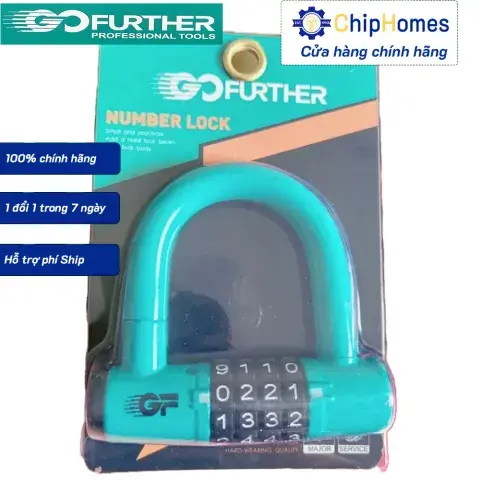 Ổ Khóa 4 Số - Chữ U Go Further GF-201001
