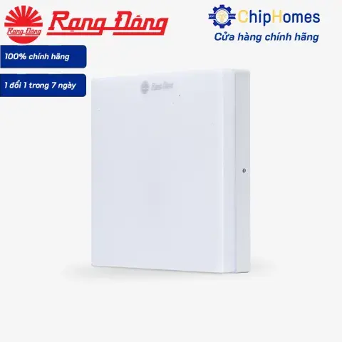Đèn LED Ốp Trần Vuông Đế Nhựa Rạng Đông 220x220 18W LN12N