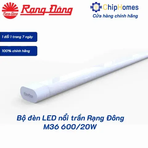 Bộ đèn LED nổi trần Rạng Đông M36 600-20W