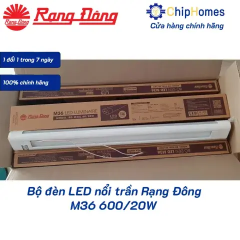 Bộ đèn LED nổi trần Rạng Đông M36 600-20W