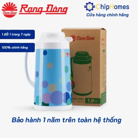 Phích Pha Trà Rạng Đông RD-1040TS 1 Lít - Giữ Nhiệt Cực Tốt, Thiết Kế Sang Trọng