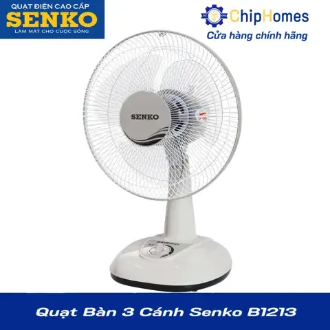 Quạt Bàn 3 Cánh Senko B1213 - Màu kem nâu