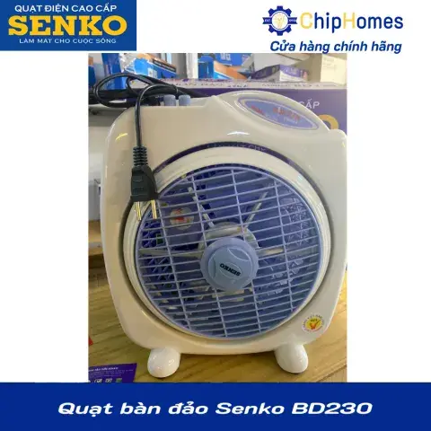 Quạt bàn đảo SENKO BD230 - ảnh thực tế