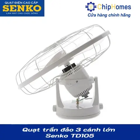Quạt trần đảo 3 cánh lớn Senko TD105 - ảnh 1