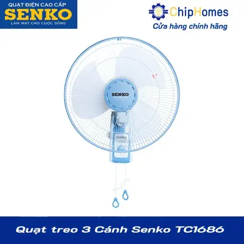 Quạt treo 3 Cánh Senko TC1686 - Màu kem trắng